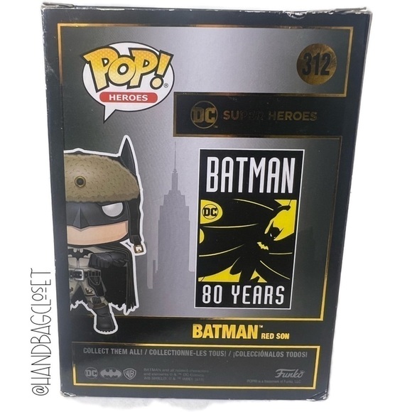 Funko POP! Heroes (DC Comics) Batman (Red Son 2003) #312 Vinyl Figure. - Picture 3 of 8
